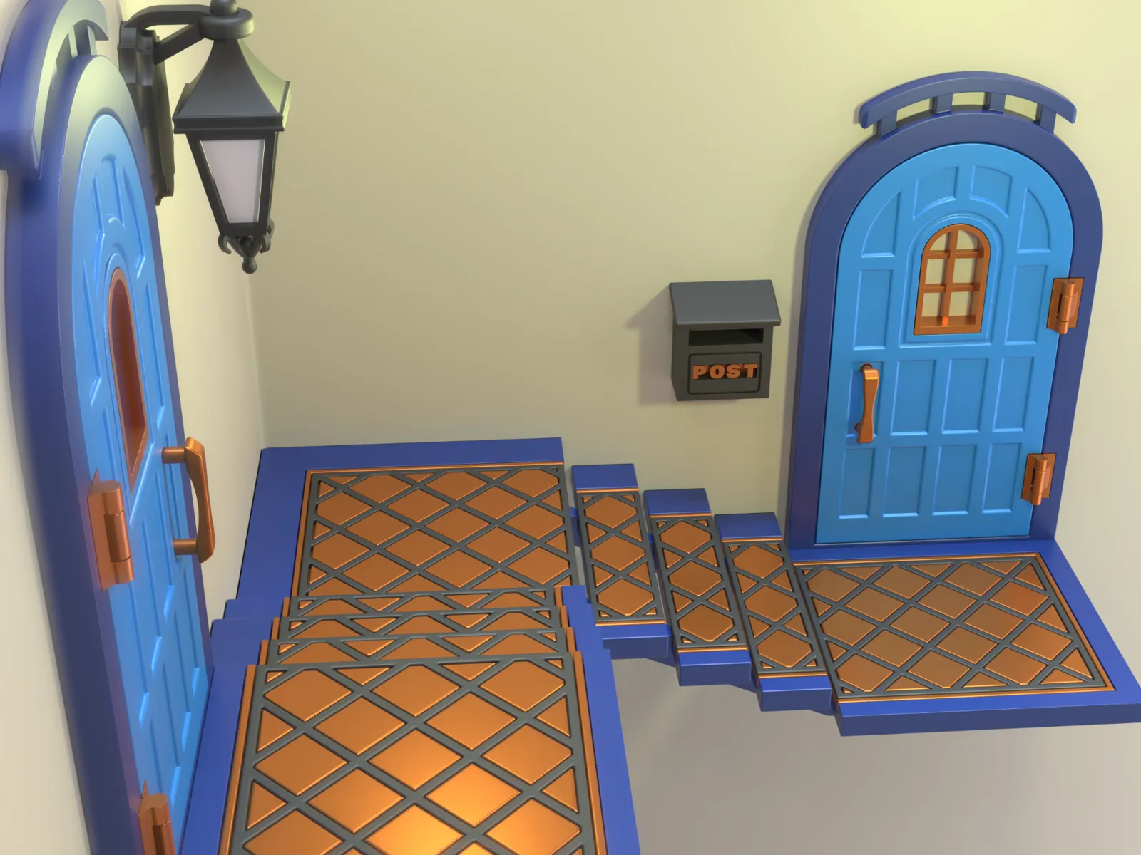 ديكور ممر الأبواب الخيالي (Fantasy Doorway Decor) — منتج برِنتو