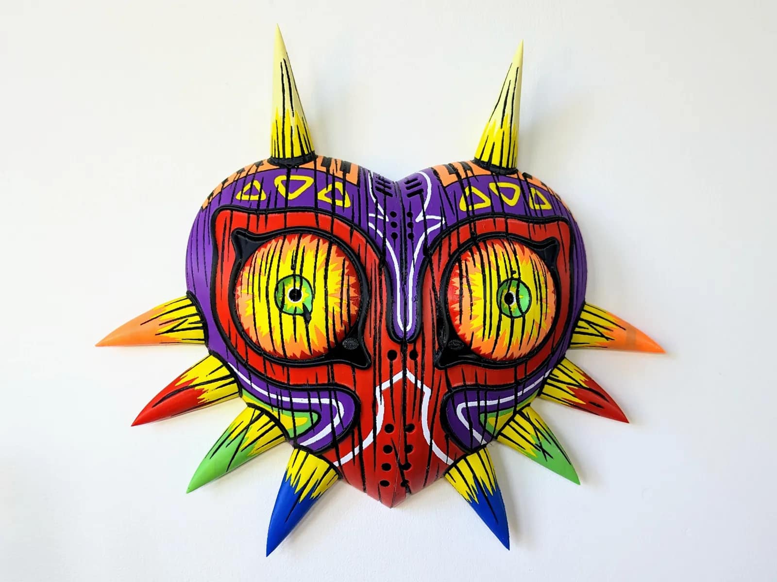 مجسّم قناع ماجورا زيلدا جداري (Zelda Majora's Mask Wall Decor) — صورة 2