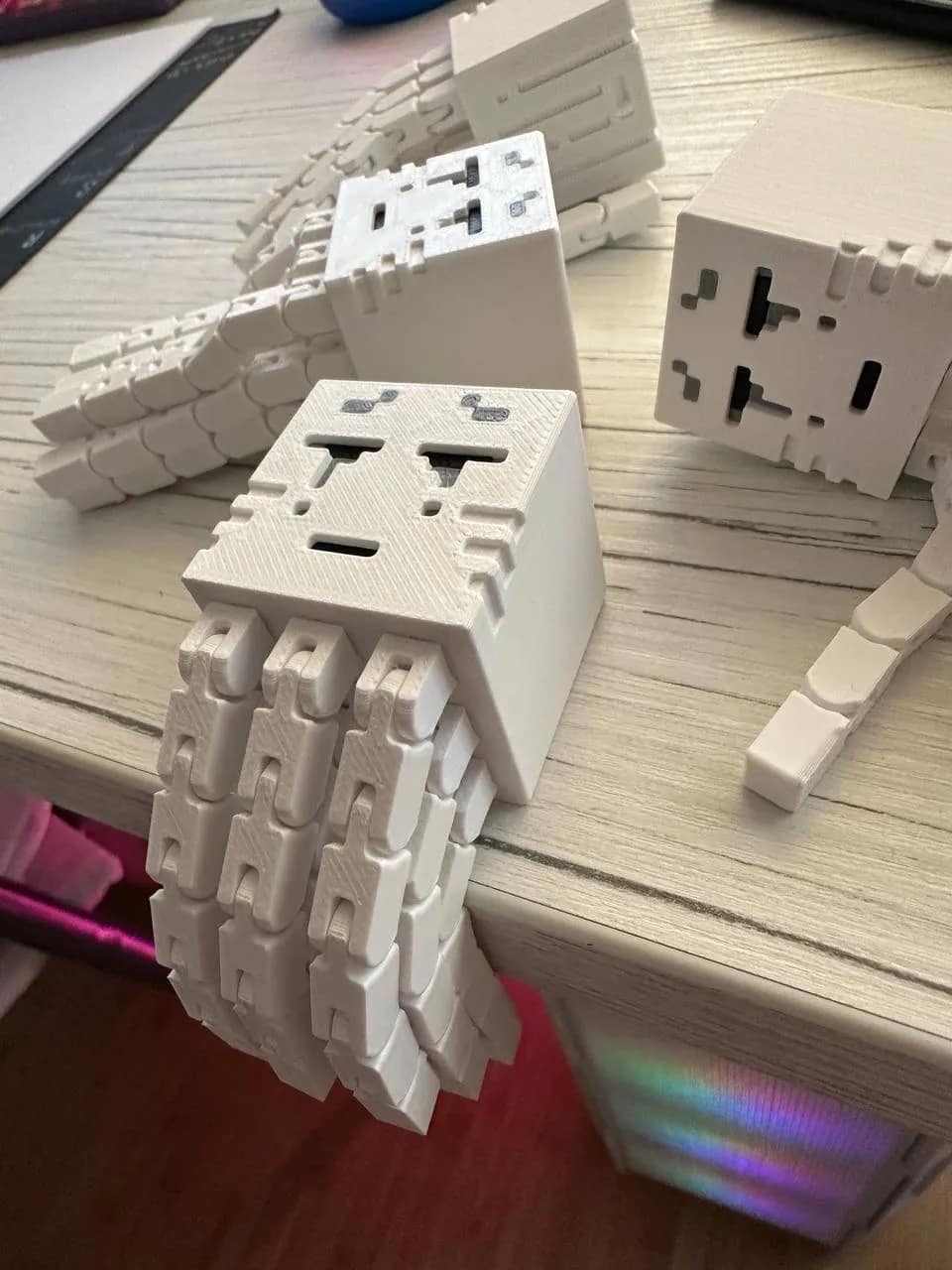 مجسم شبح ماينكرافت المتحرك (Minecraft Ghast Articulated Figure) — صورة 5