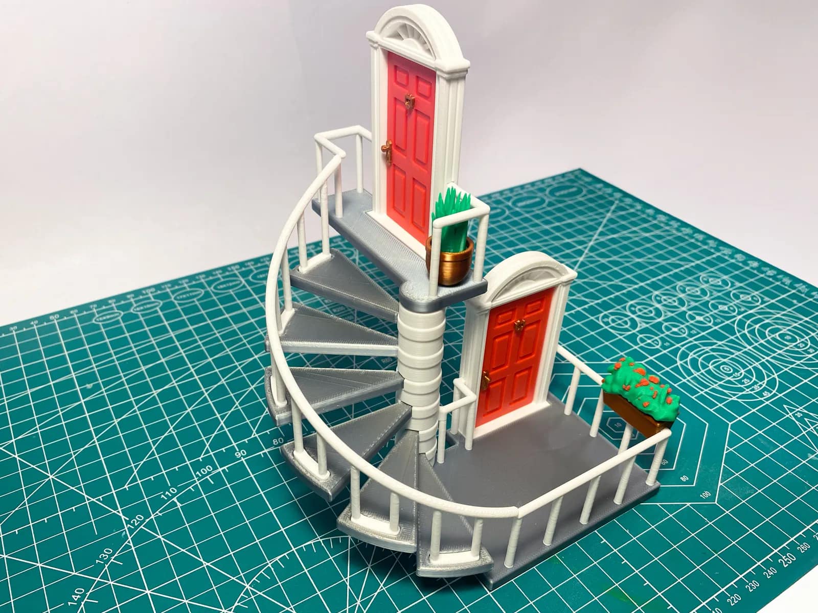 ديكور زاوية الغرفة بطراز السلالم (Corner Stairs Wall Decor) — صورة 2