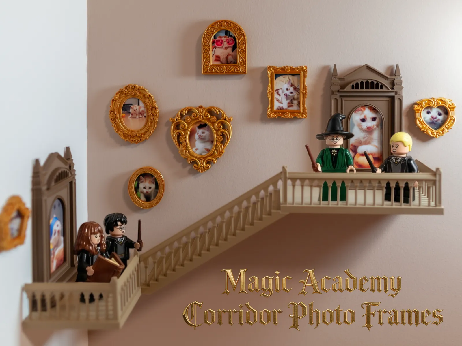 ديكور ممر مدرسة السحر هاري بوتر (Harry Potter Magic Academy Corridor Photo Frames) — منتج برِنتو