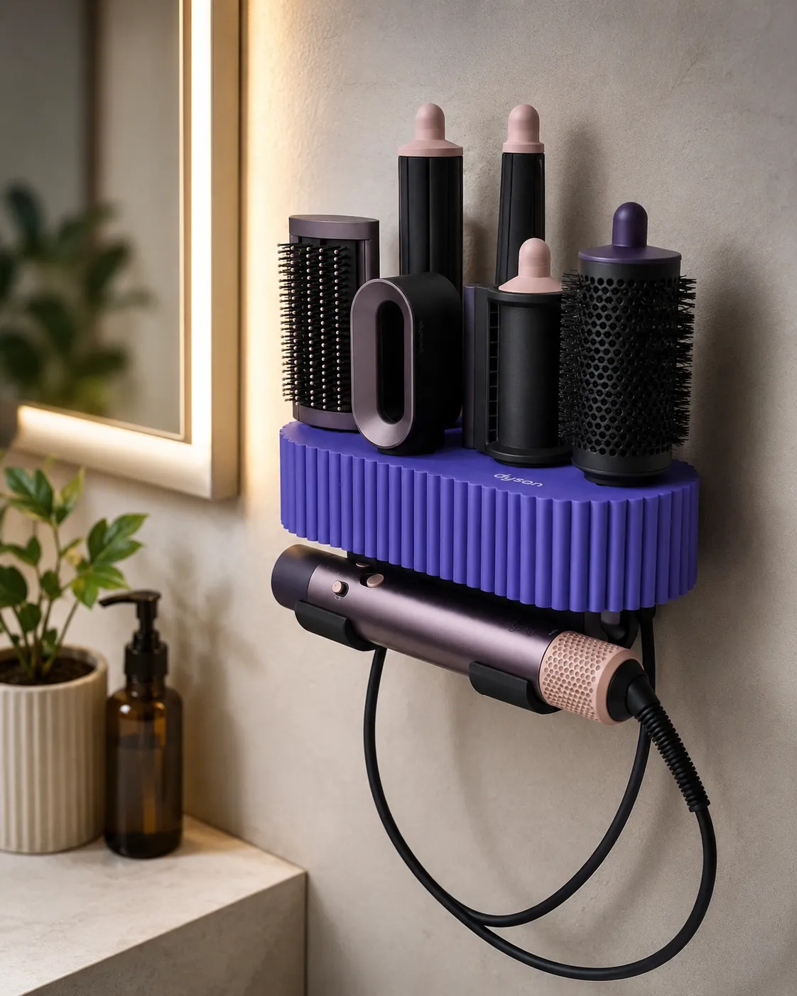 حامل مجفف شعر دايسون (Hair Dryer Wall Mount Holder) — صورة 3