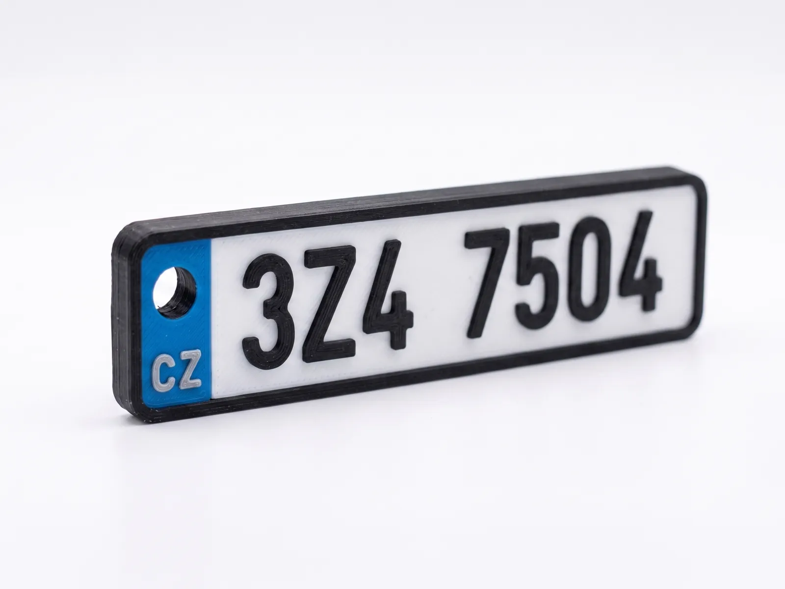 ميدالية لوحة سيارة مخصصة (Custom License Plate Keychain) — صورة 3