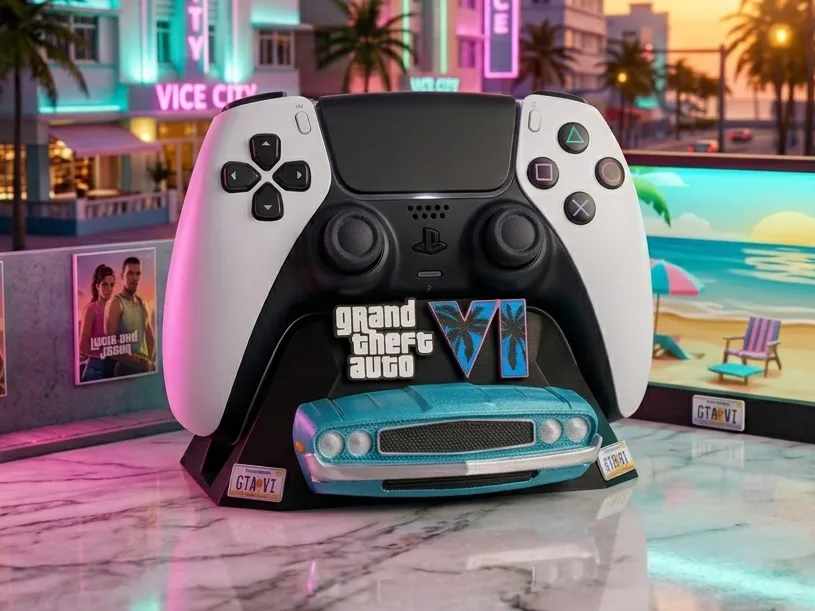 قاعدة يد تحكم قراند 6 سيارة (GTA VI Controller Stand Car Edition) — منتج برِنتو