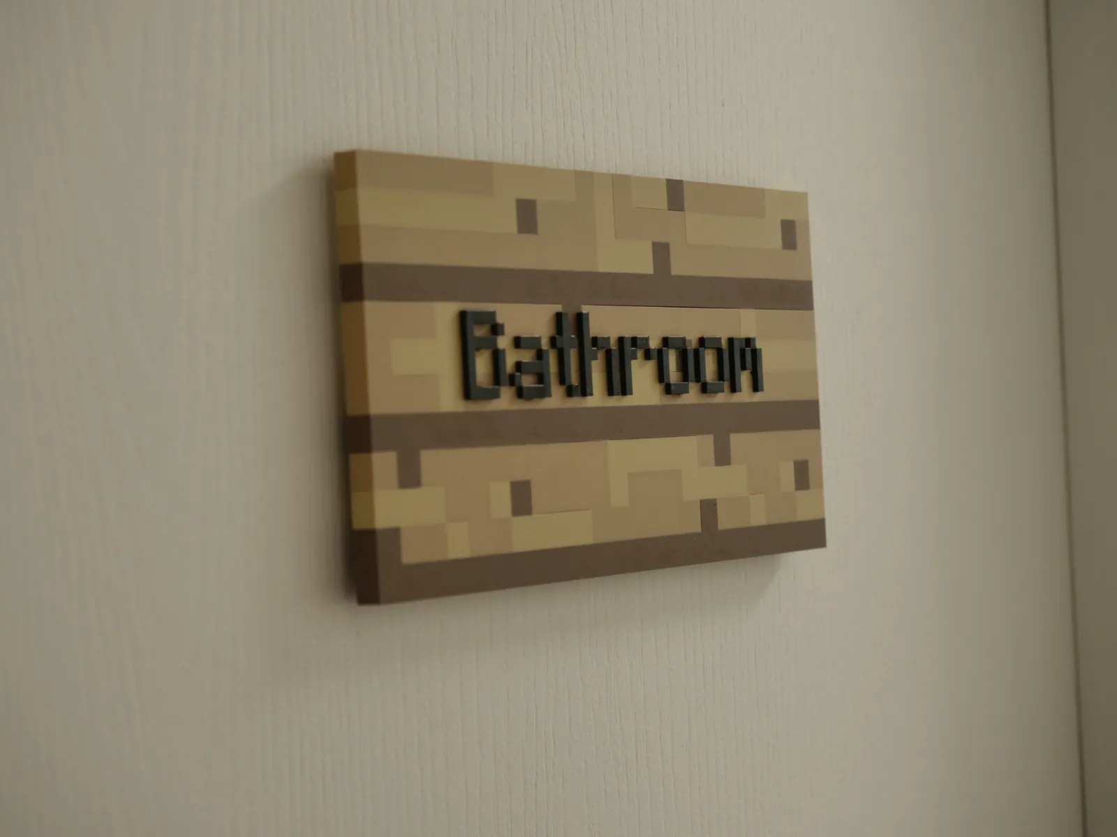 ديكور لافتة ماينكرافت خشبية (Minecraft Wooden Sign Decor) — صورة 4