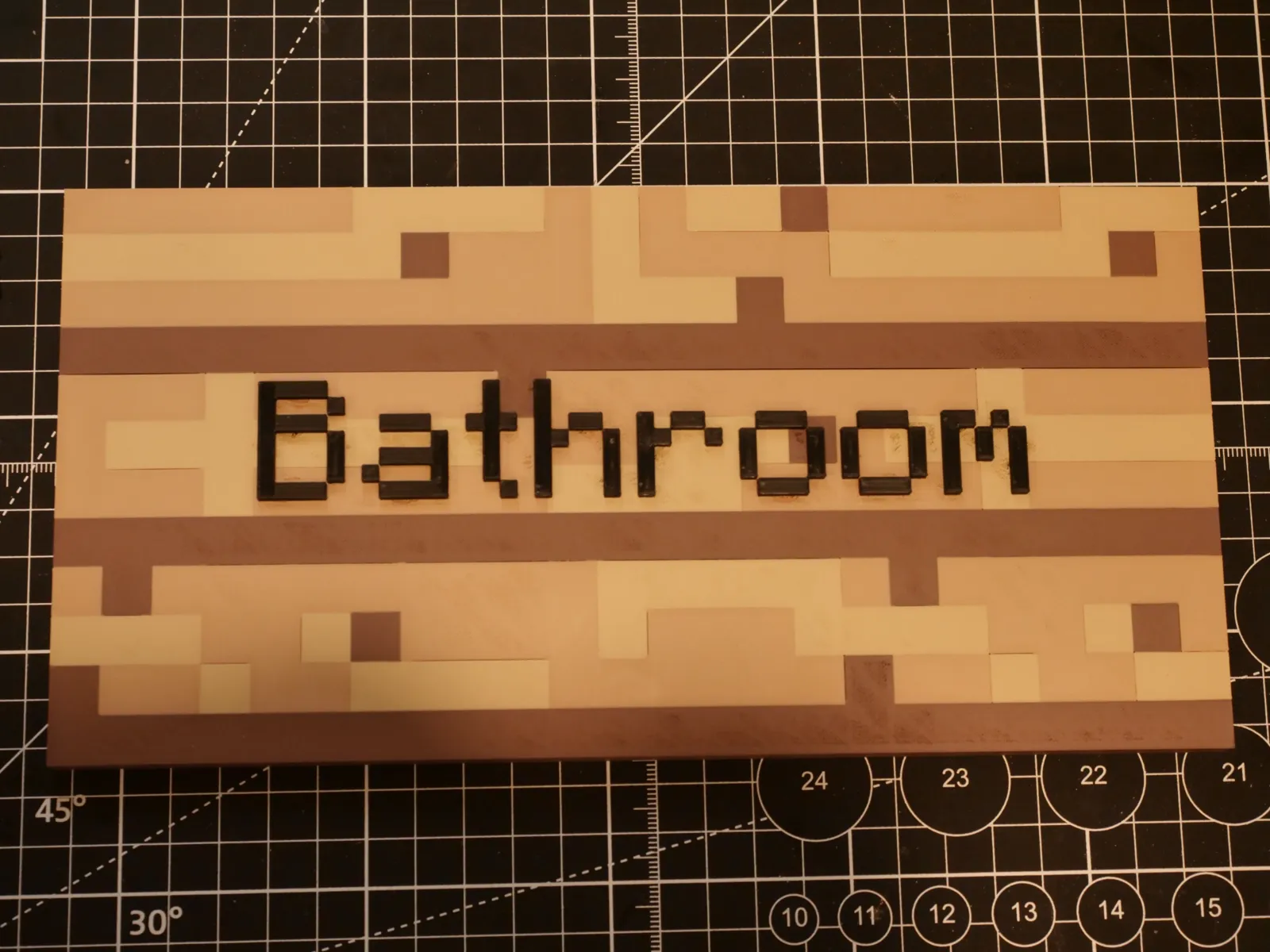 ديكور لافتة ماينكرافت خشبية (Minecraft Wooden Sign Decor) — صورة 5