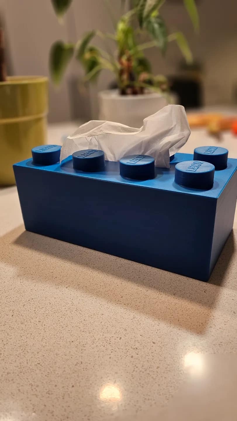 ديكور علبة مناديل ليغو (Lego Brick Tissue Box) — صورة 5